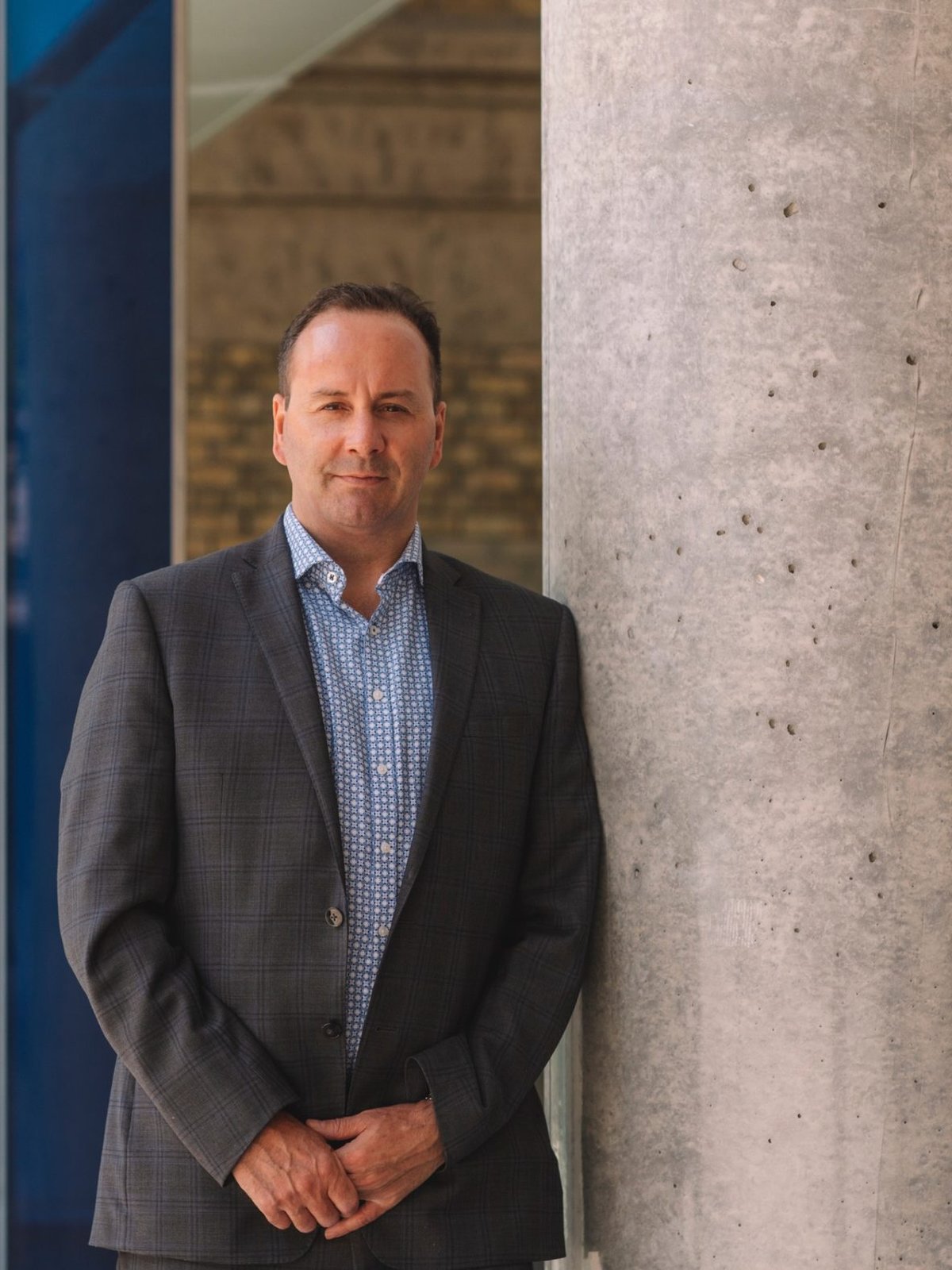 Portrait of Stéphane Angers at the Donnelly Centre